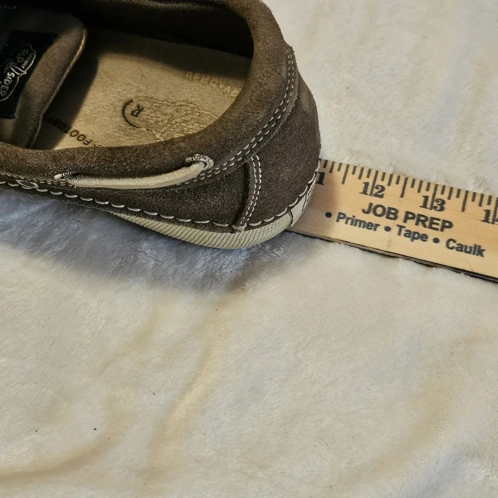 Sperry Top-Sider Largo 3-Eyelet Brown Suede Boat Shoes Men's Size 8.5 M